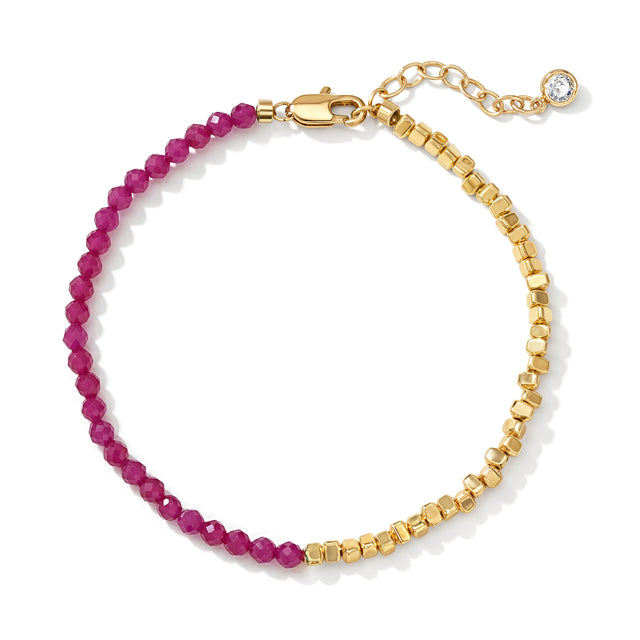 Gemstone Beaded Bracelet