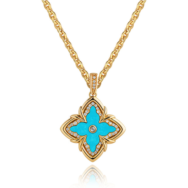 Clover Medallion Necklace