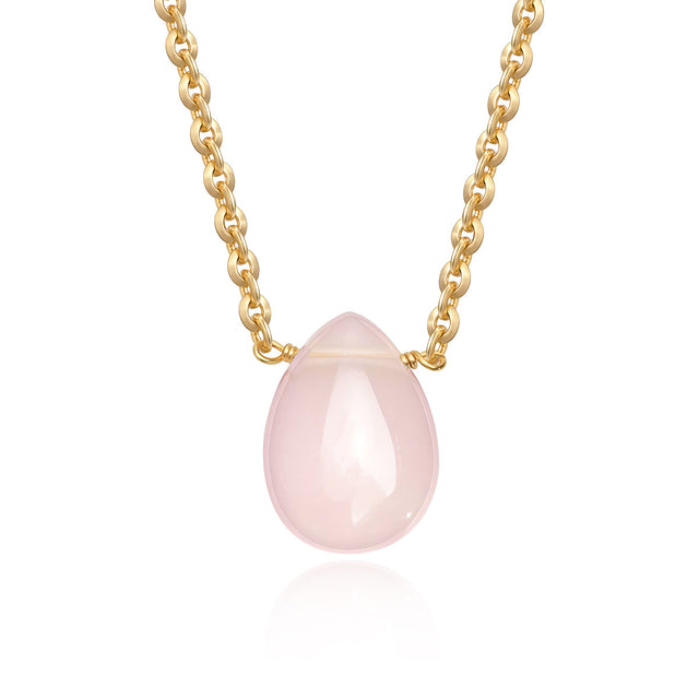 Gold Teardrop Choker Necklace