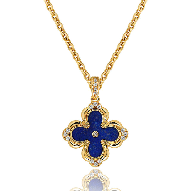 Clover Flower Pendant Necklace
