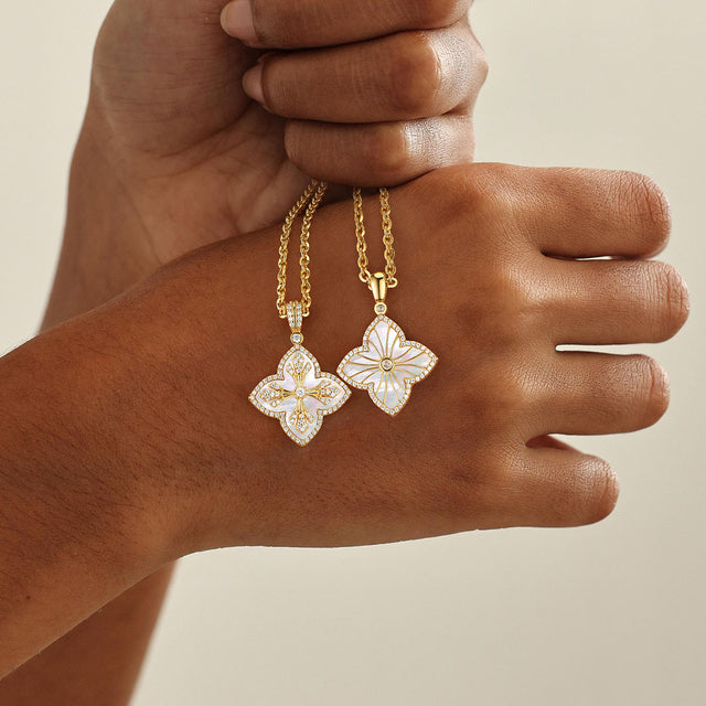 Four Leaf Clover Choker Necklace