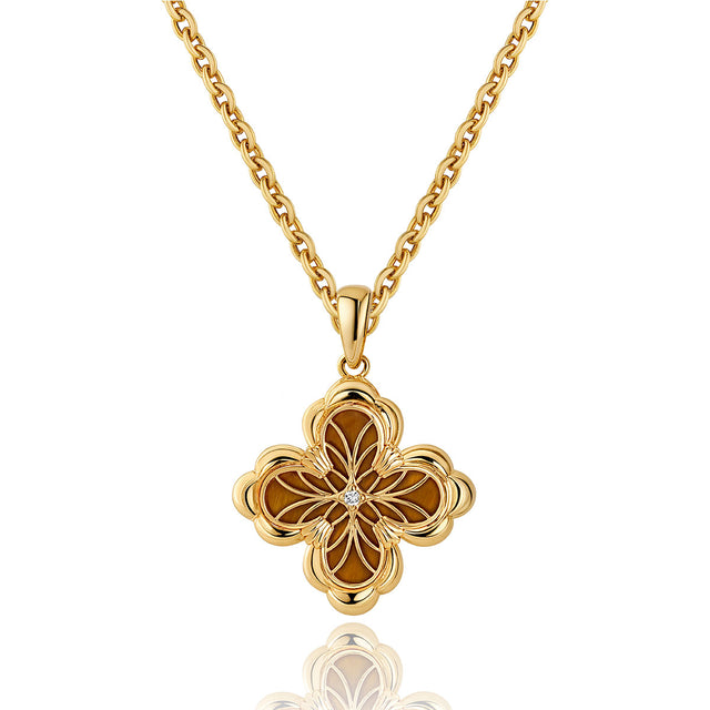 Clover Flower Pendant Necklace