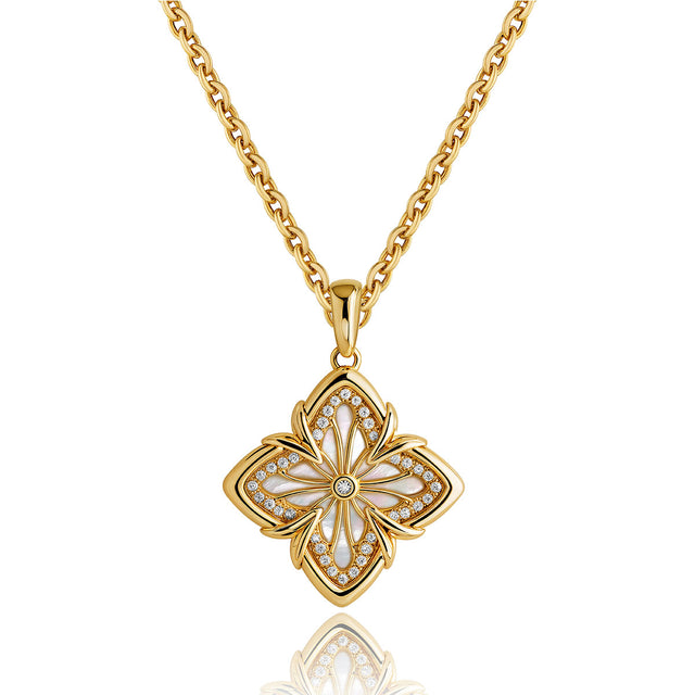 Clover Medallion Necklace