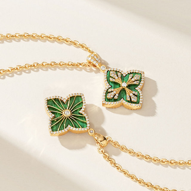 Four Leaf Clover Choker Necklace