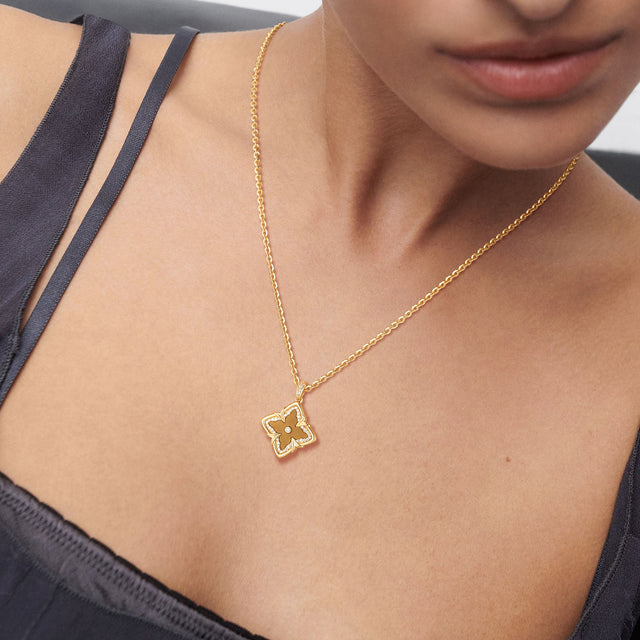 Clover Medallion Necklace