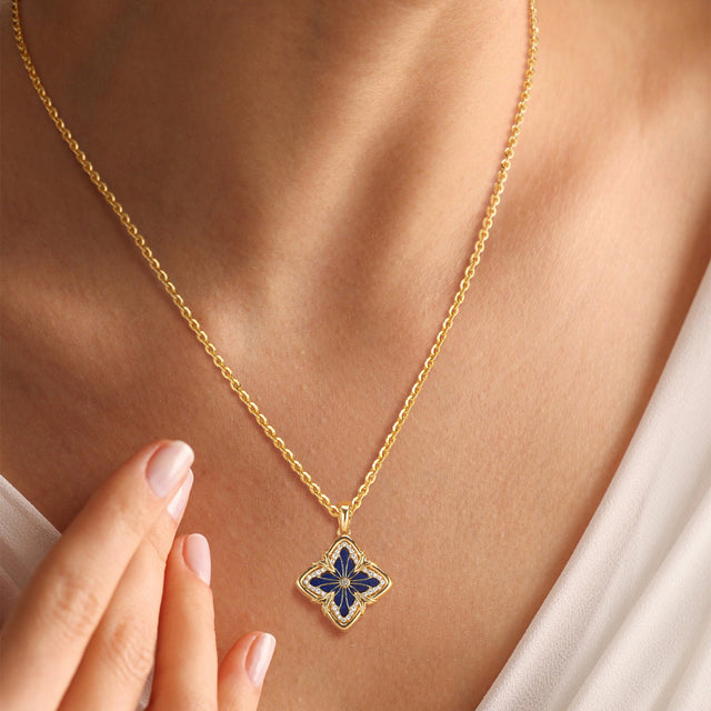 Clover Medallion Necklace