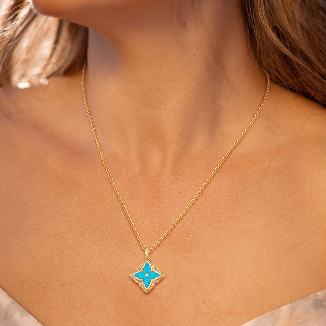 Clover Medallion Necklace