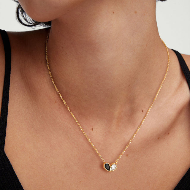 Double Heart Necklace