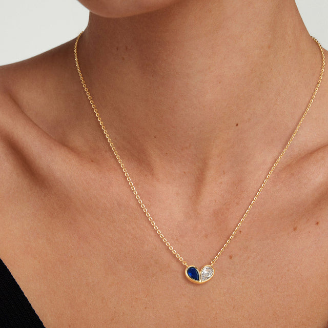 Double Heart Necklace