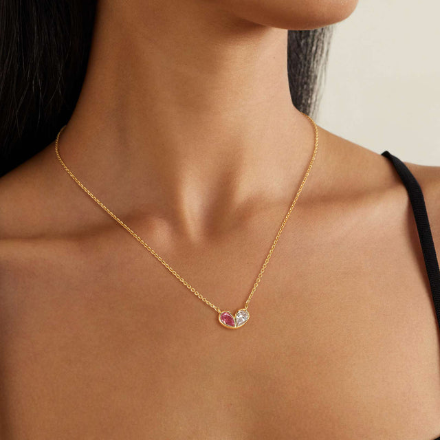 Double Heart Necklace
