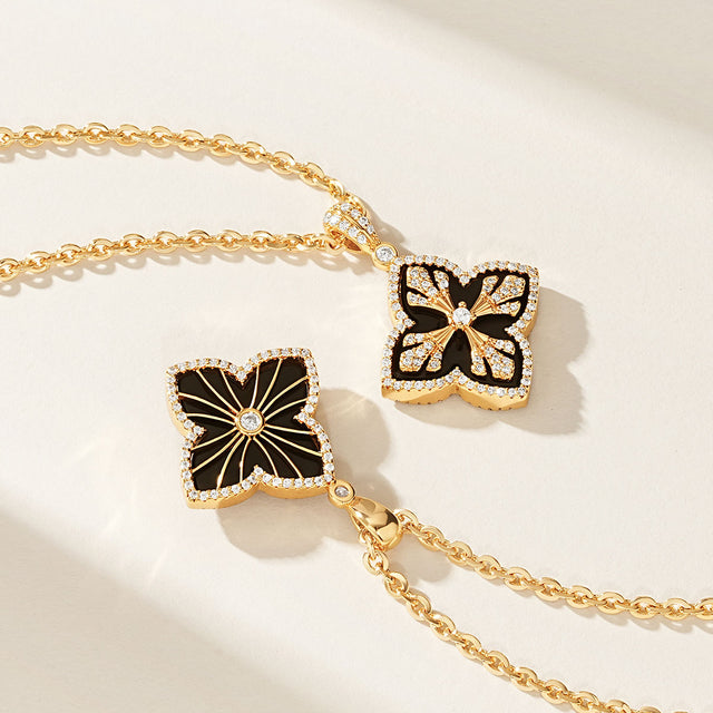 Four Leaf Clover Choker Necklace