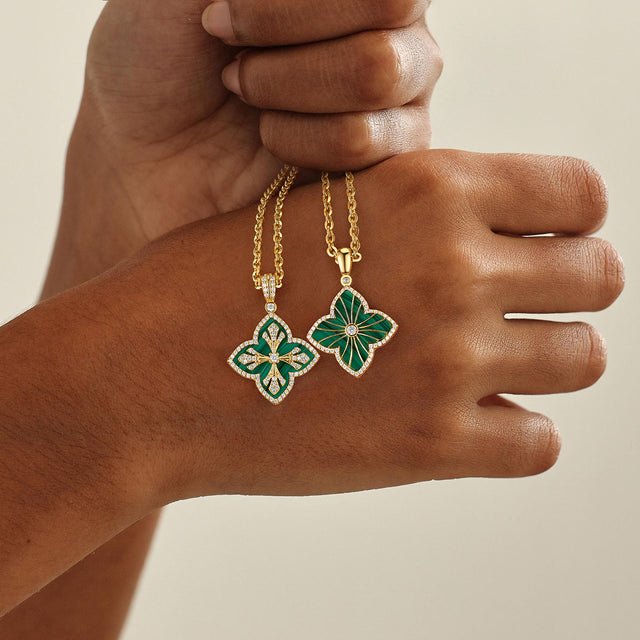 Four Leaf Clover Choker Necklace