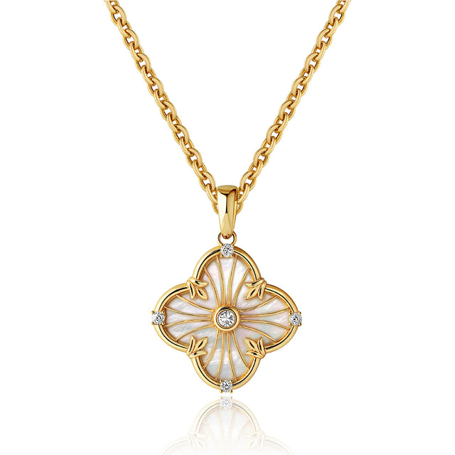 Clover Flower Pendant Necklace