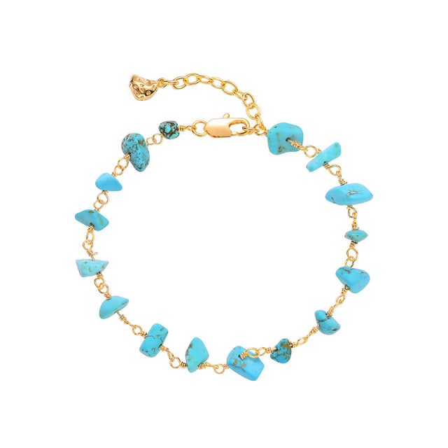 HOLYMAGIC Gold Beaded Bracelets,14k Gold Plated Handmade Cute Satellite Diamond Cut Oval and Round Beads Rope Chain Dainty Bracelet for Women