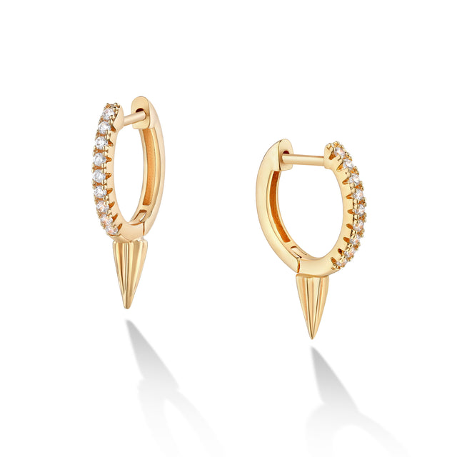 HolyMagic Women Huggie Hoop Earrings Gold Ear Stud Cuff 14k Gold Filled Small Boho Beach Simple Delicate Handmade Hypoallergenic Jewelry Gift