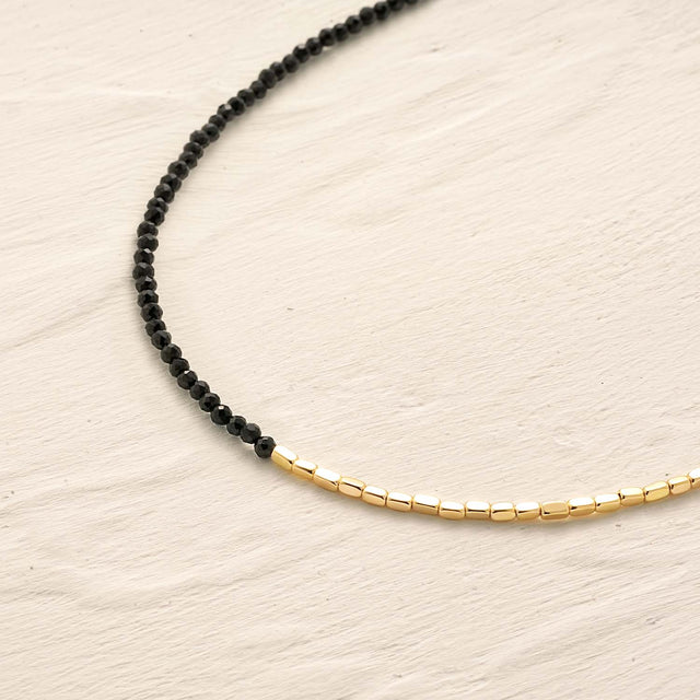 Gold Handmade Gemstone Beaded Anklet