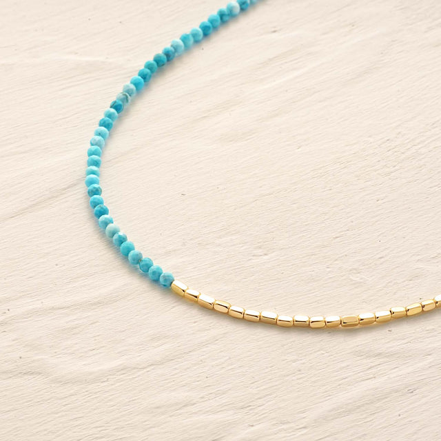 Gold Handmade Gemstone Beaded Anklet