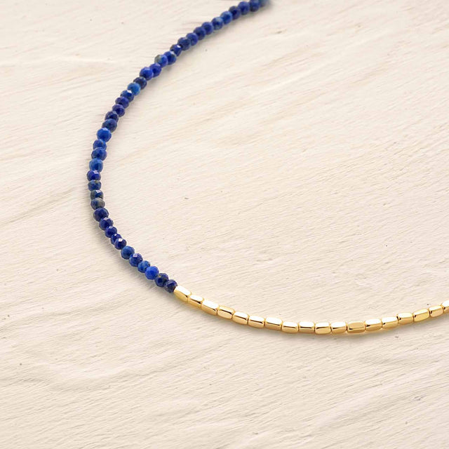 Gold Handmade Gemstone Beaded Anklet
