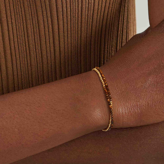 Double Layer Beaded Bracelet