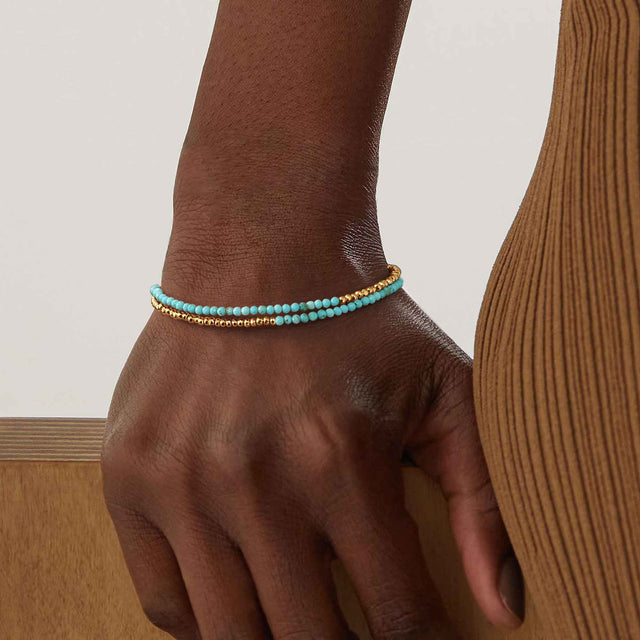 Double Layer Beaded Bracelet