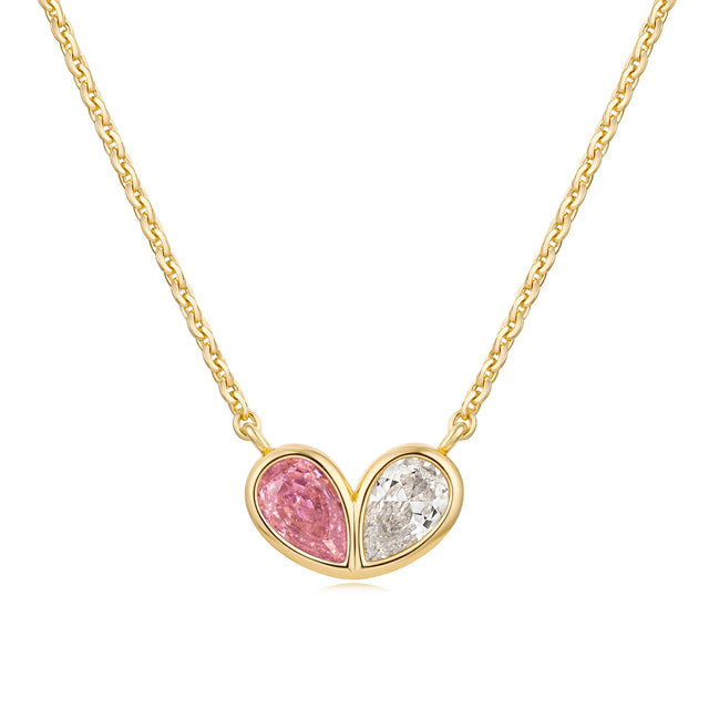 Double Heart Necklace