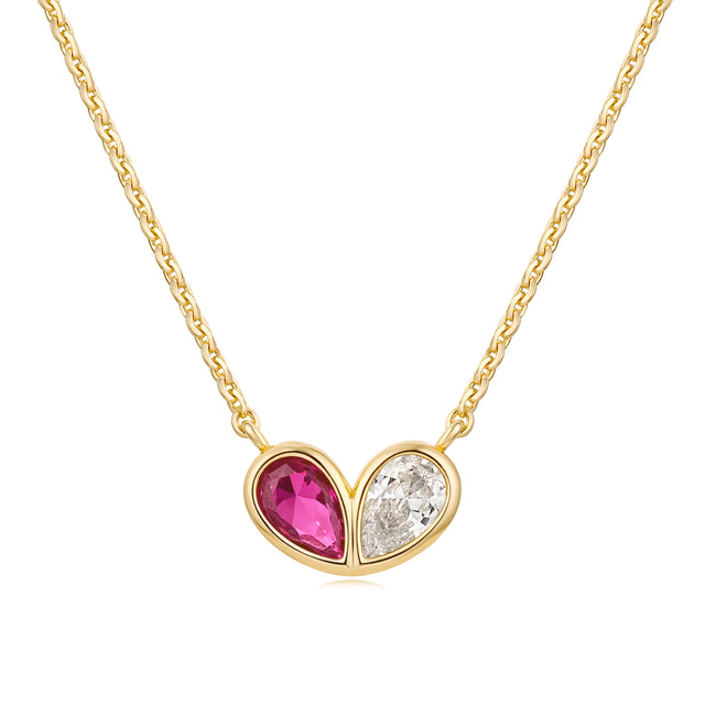 Double Heart Necklace