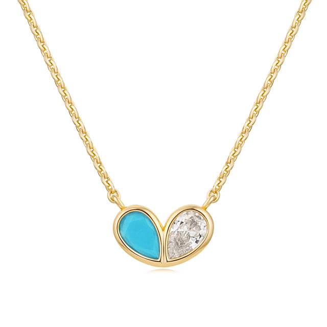 Double Heart Necklace