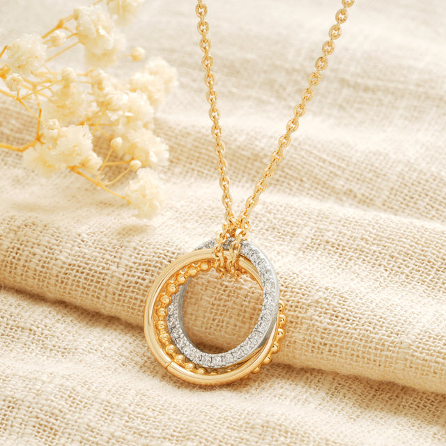 HOLYMAGIC Pendant Necklace Gold Choker Layered Coin Open Karma Circle Full New Crescent Moon 14K Gold Plated Dainty Simple Moon Phase Jewelry for Women /Men Gift