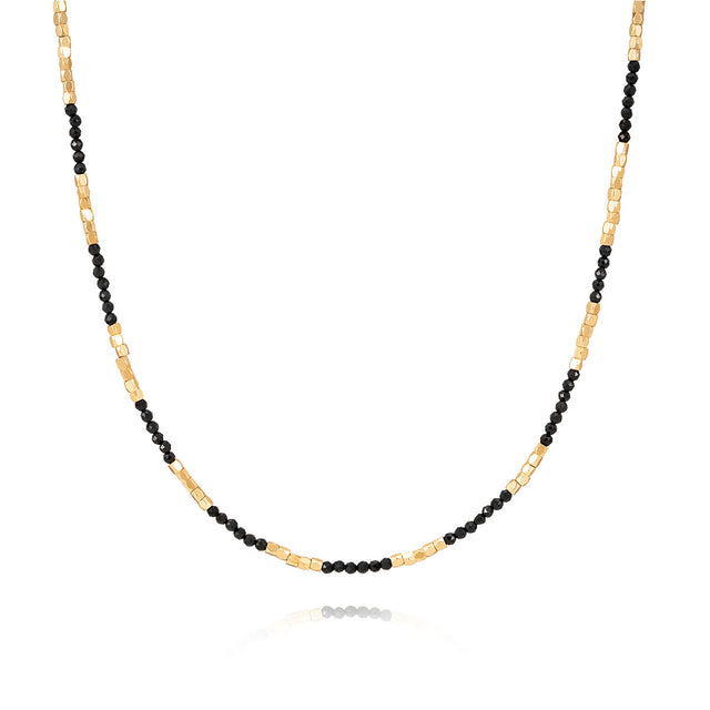 Natural Stone Beaded Choker Necklace