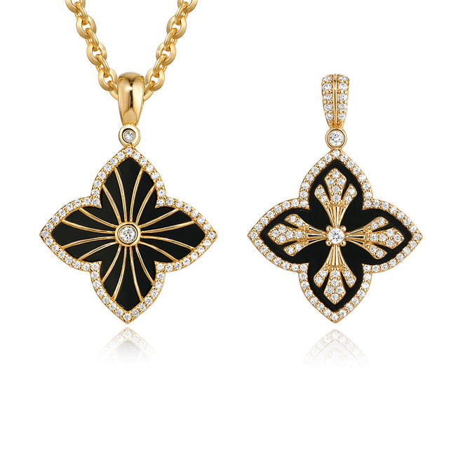 Four Leaf Clover Choker Necklace