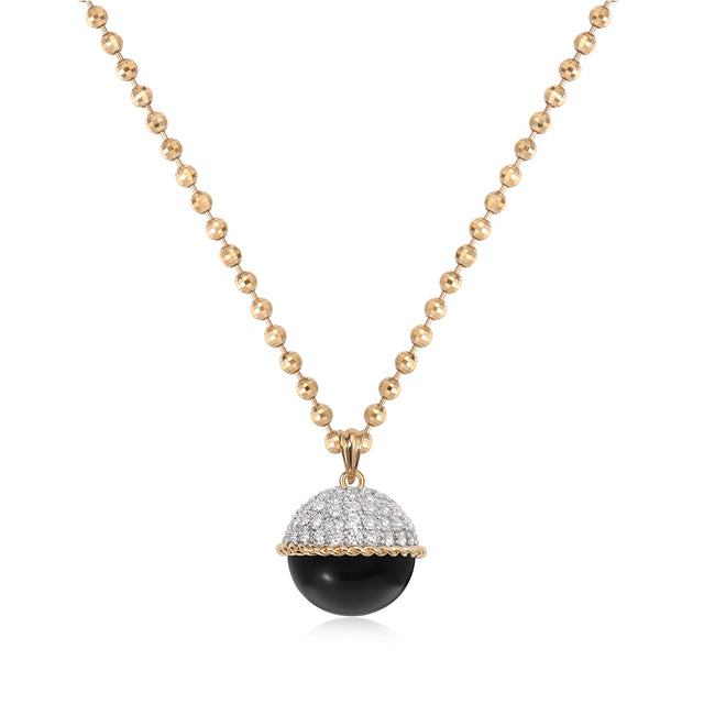 Satellite Chain Natural Stone Necklace