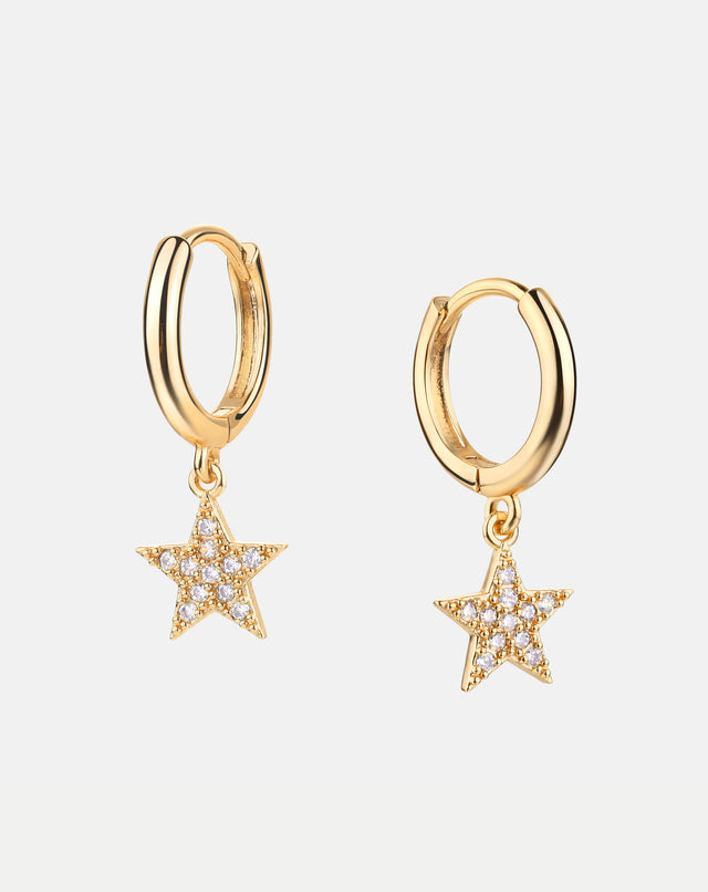 Pave Star Dangle