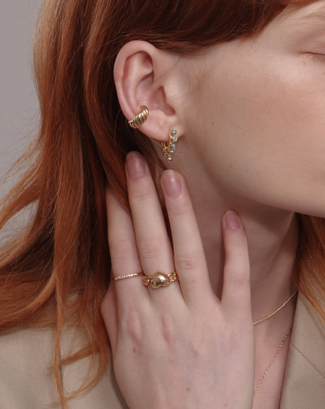 Heart Chain Ring