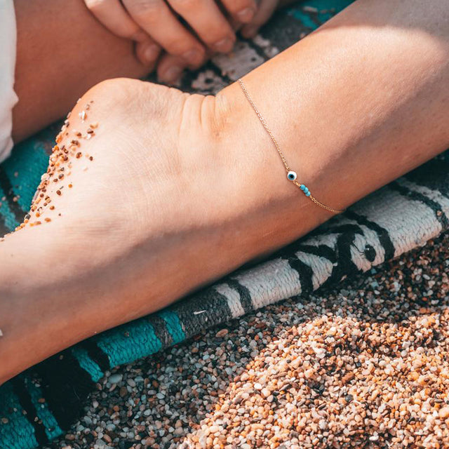 Mini Evil Eye Anklet