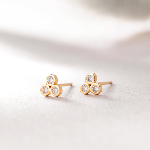 Minimalism CZ studs
