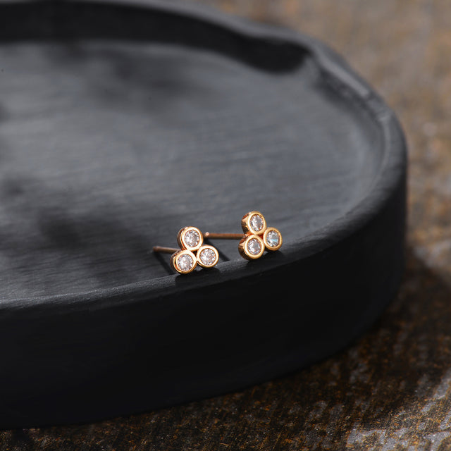 Minimalism CZ studs