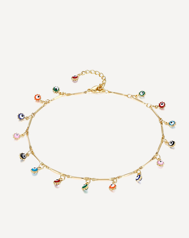 Multi-colored Evil Eye