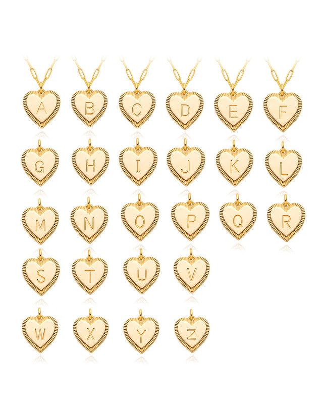 A-Z Initial layered necklace in gold for women by Fettero®, elegant everyday wear jewelry and meaningful gift
